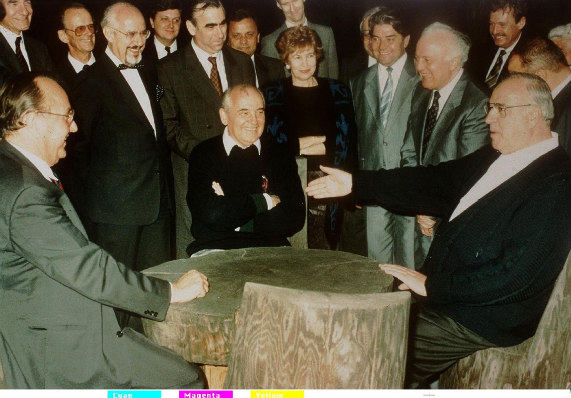Bild Kohl Gorbatschow und Co