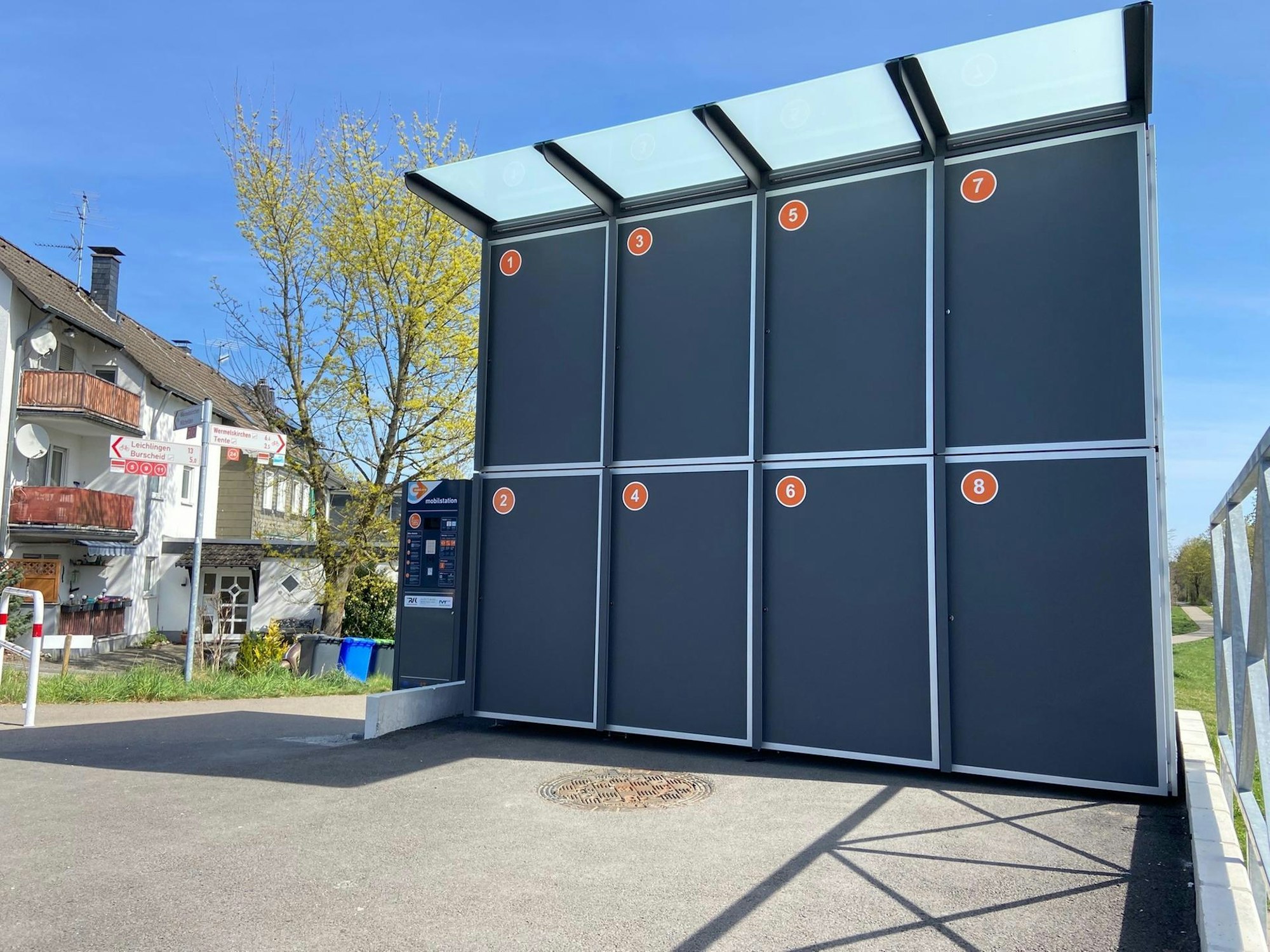 Digitale Fahrradboxen in Hilgen