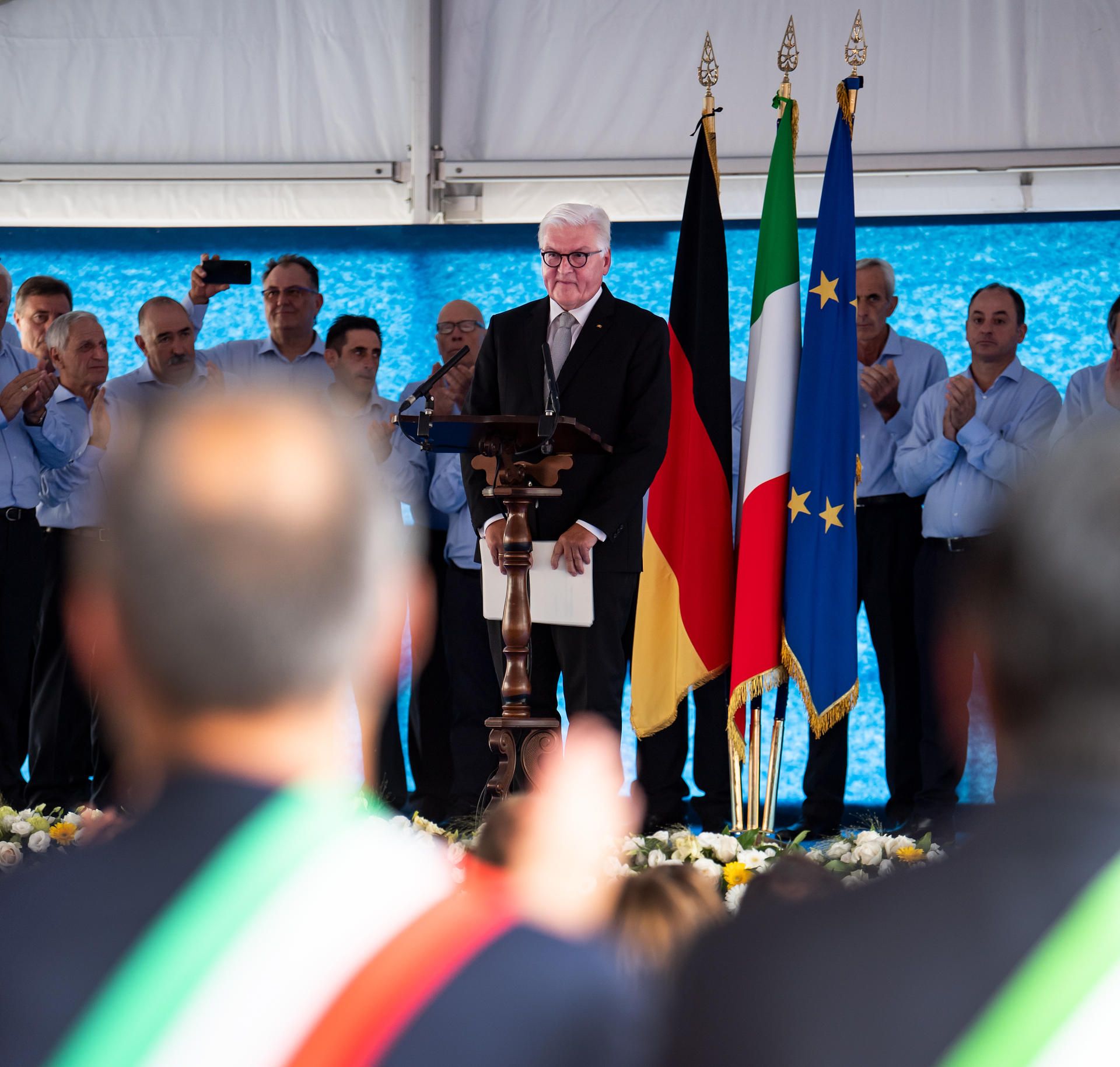 steinmeier in toskana gedenkveranstaltung