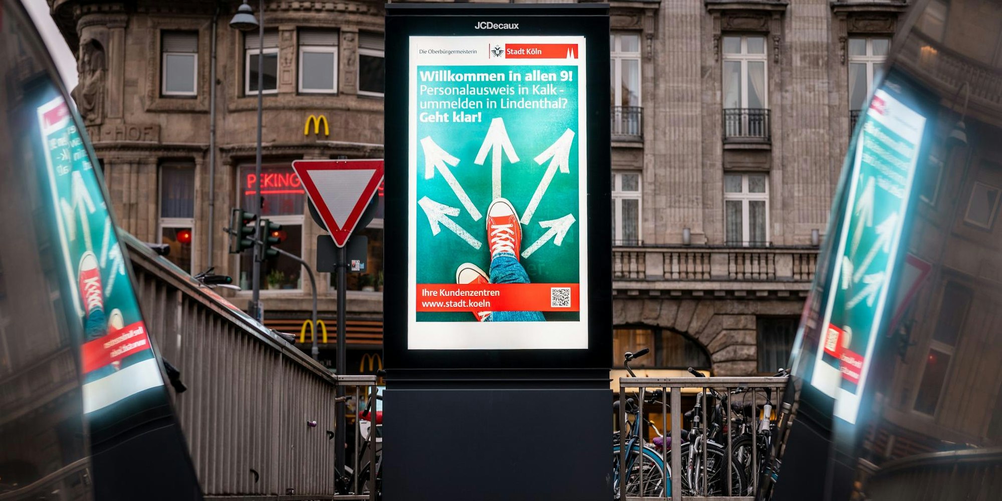 Reklame Bürgerzentren