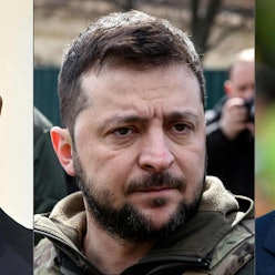 Steinmeier Selensky und Scholz