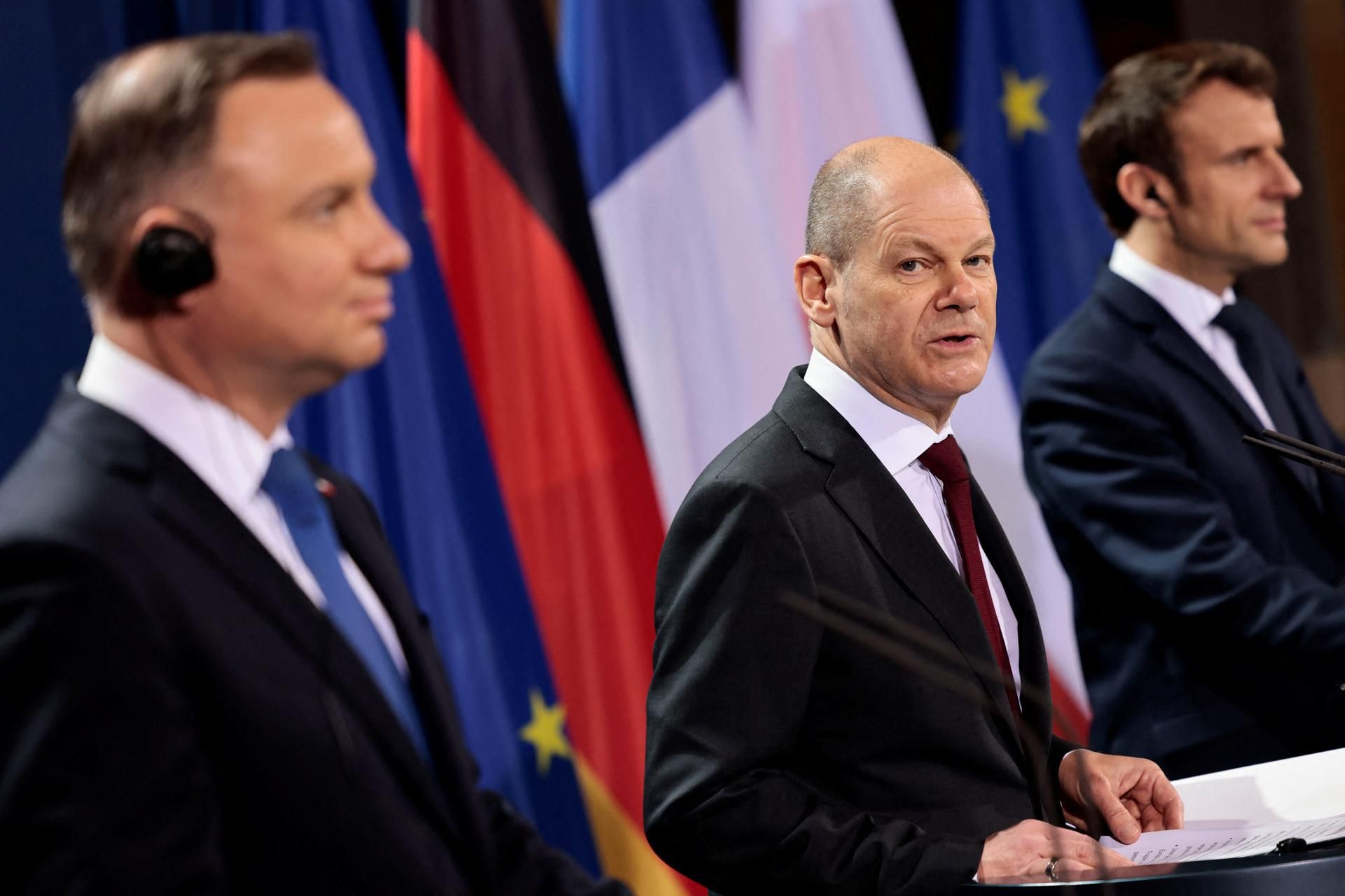 Scholz trifft Macron