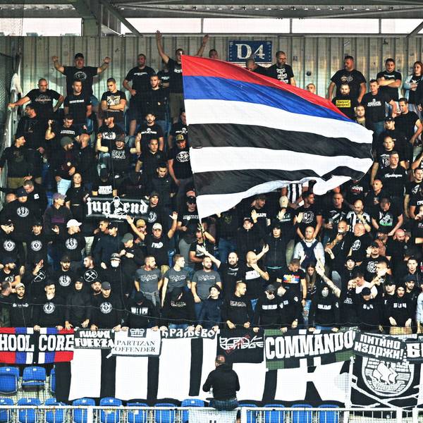 Fans von Partizan Belgrad