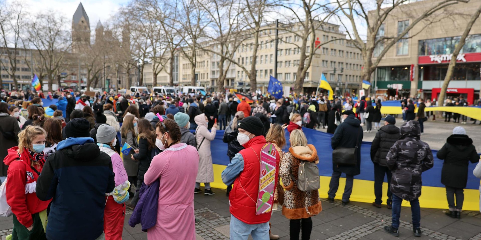 Demo am Neumarkt