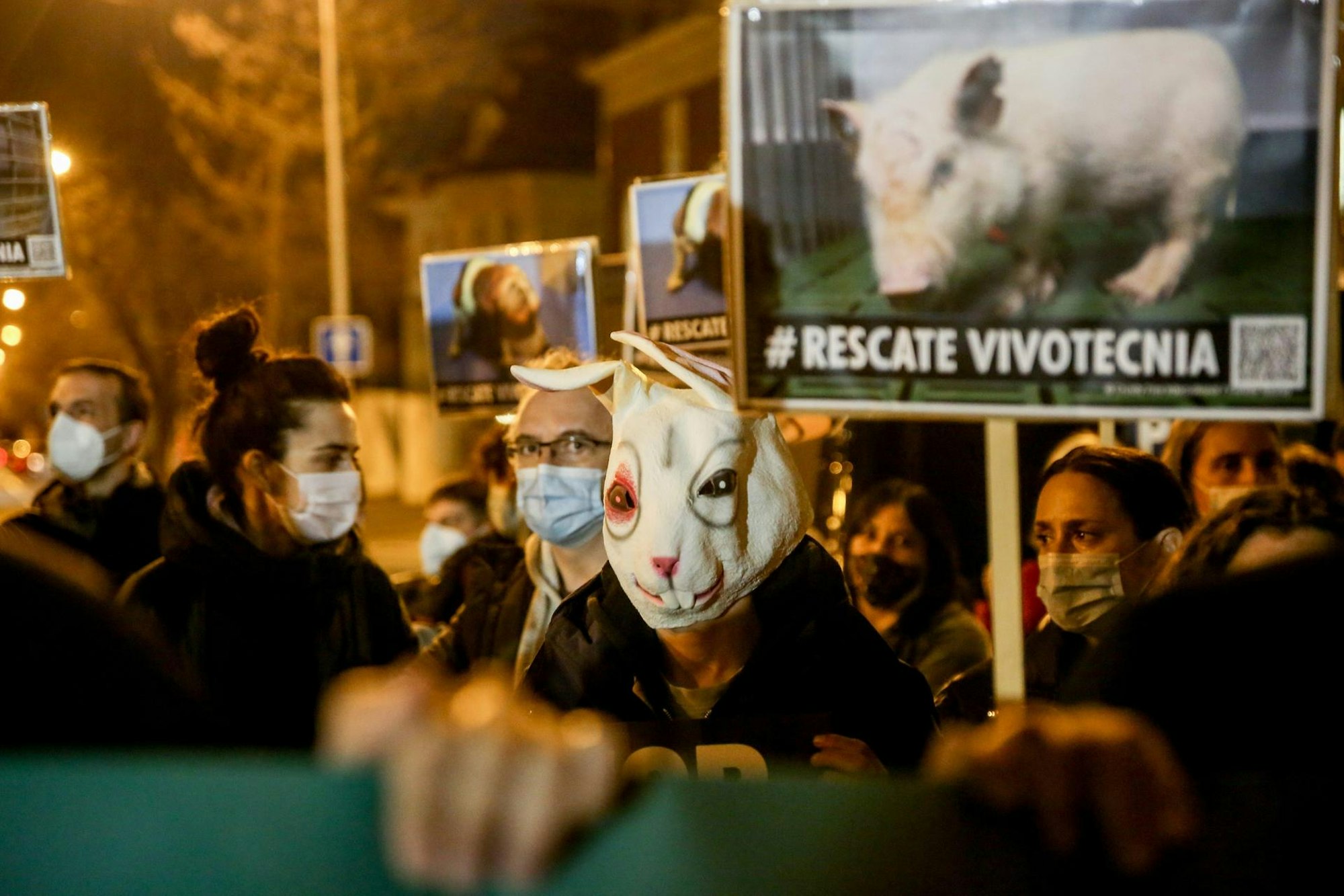 Tierschutzprotest Spanien 020222