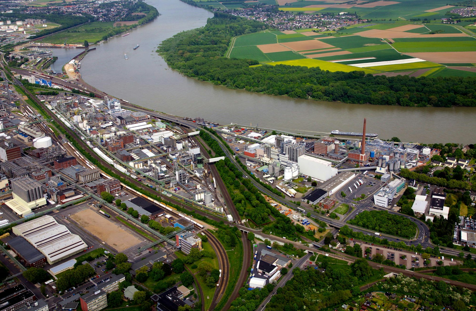 Luftbild Evonik Wesseling