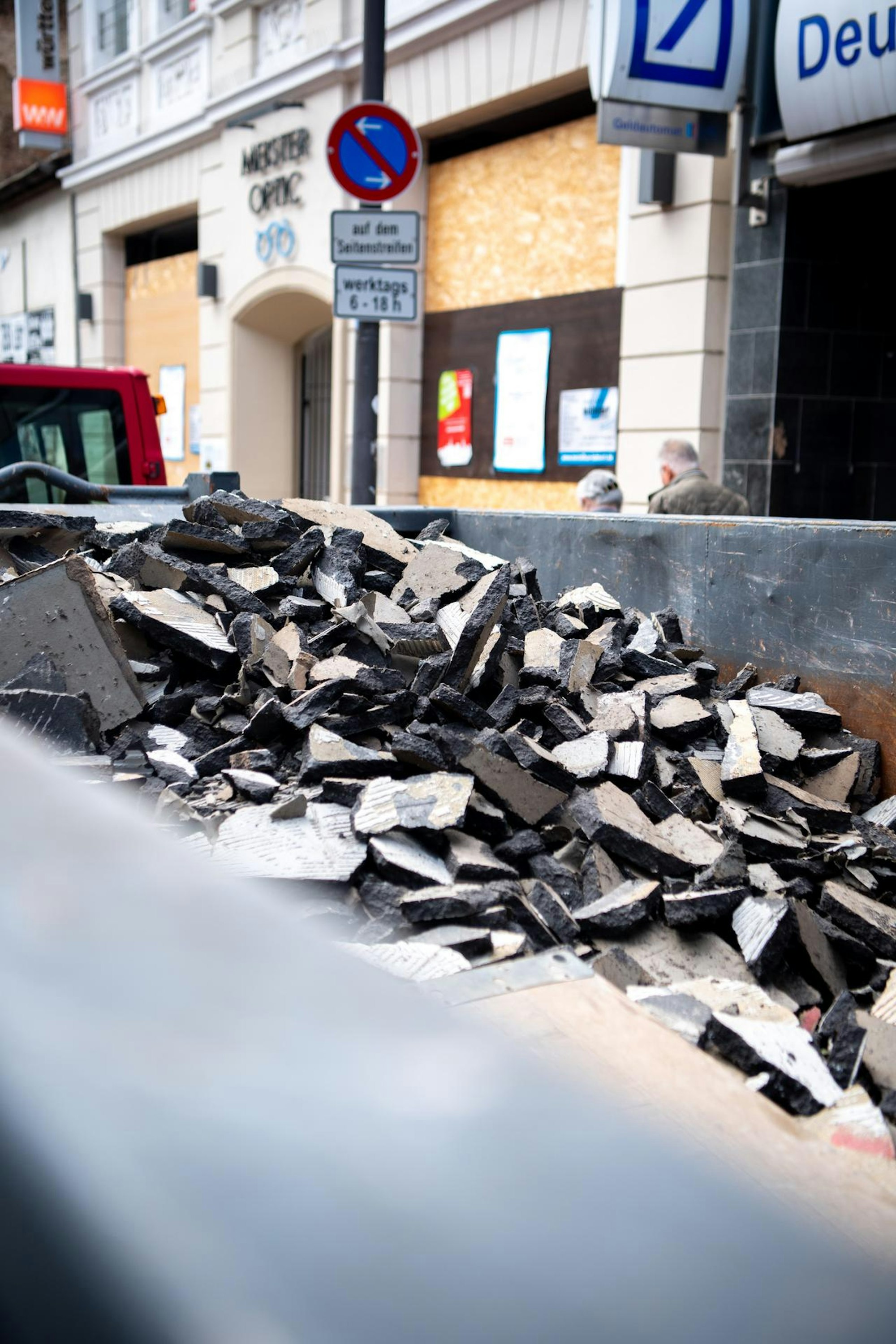 euskirchen innenstadt schutt nach der flut
