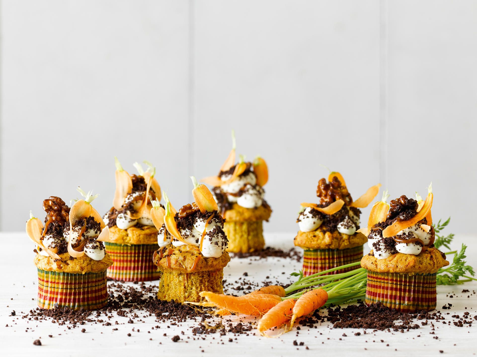 dessert aus gemuese karottenmuffin