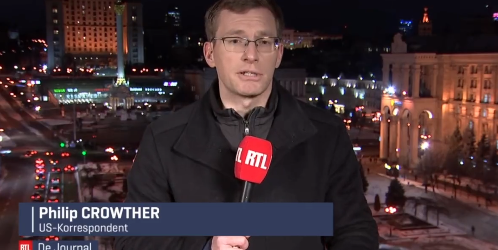 Reporter Philip Crowther