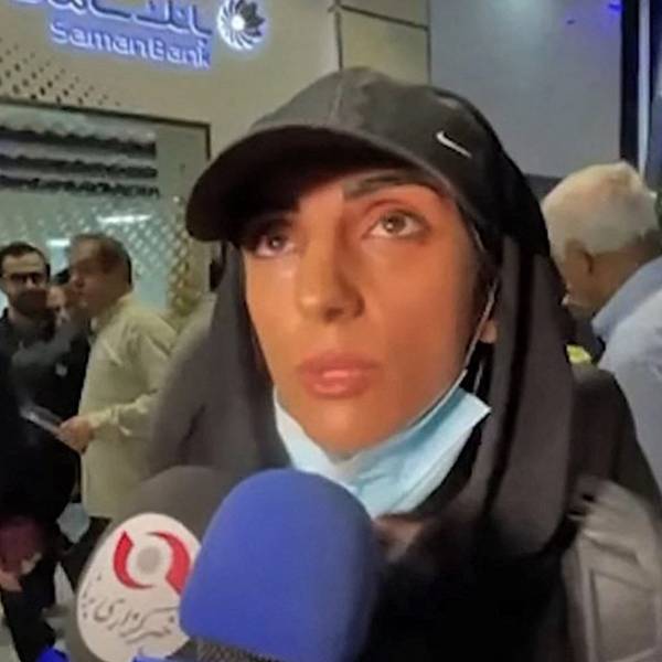 Rekabi in Teheran afp 191022