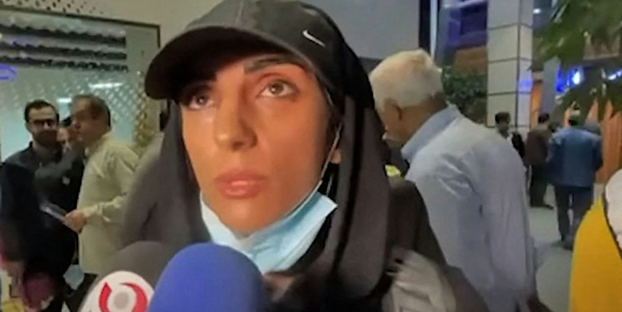 Rekabi in Teheran afp 191022