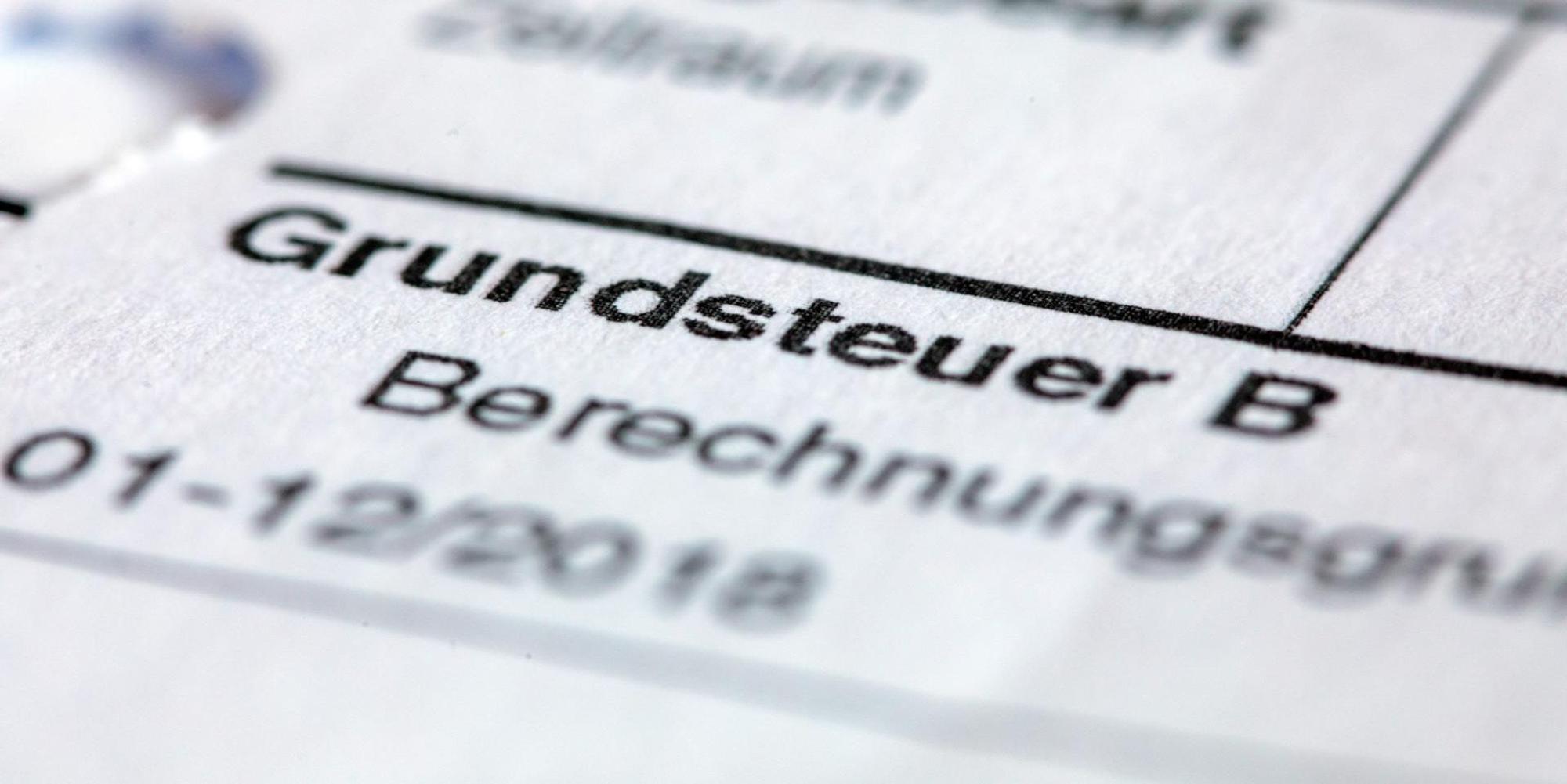 Grundsteuer Symbol dpa 220822