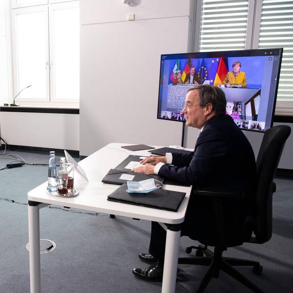 Merkel und Laschet