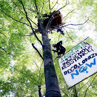 proteste Hambach dpa