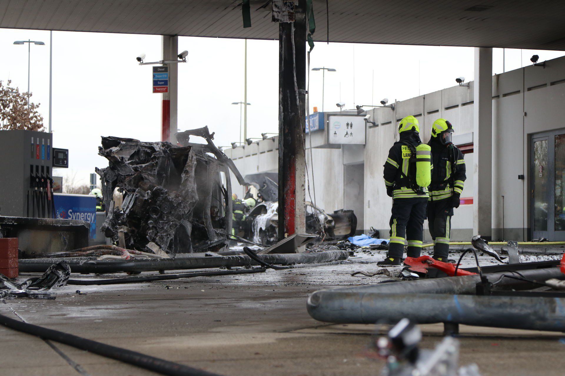 Brand Raststätte Hammersbach 2