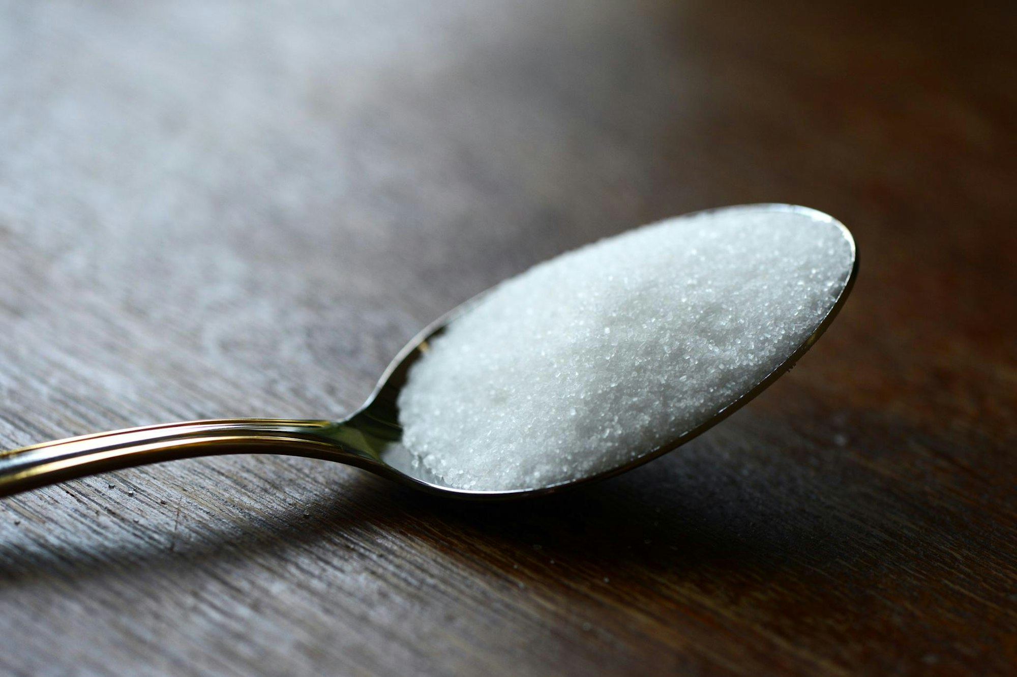 Eßlöffel mit Zucker
