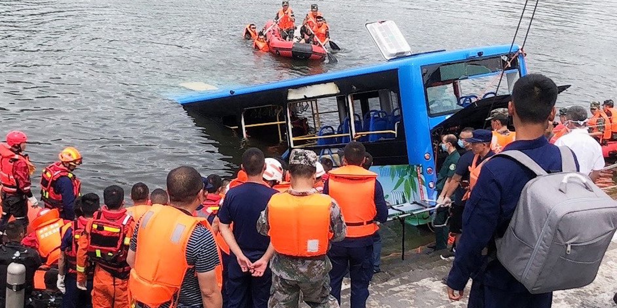 Busunglück in China