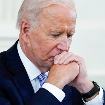 Joe Biden schaut traurig
