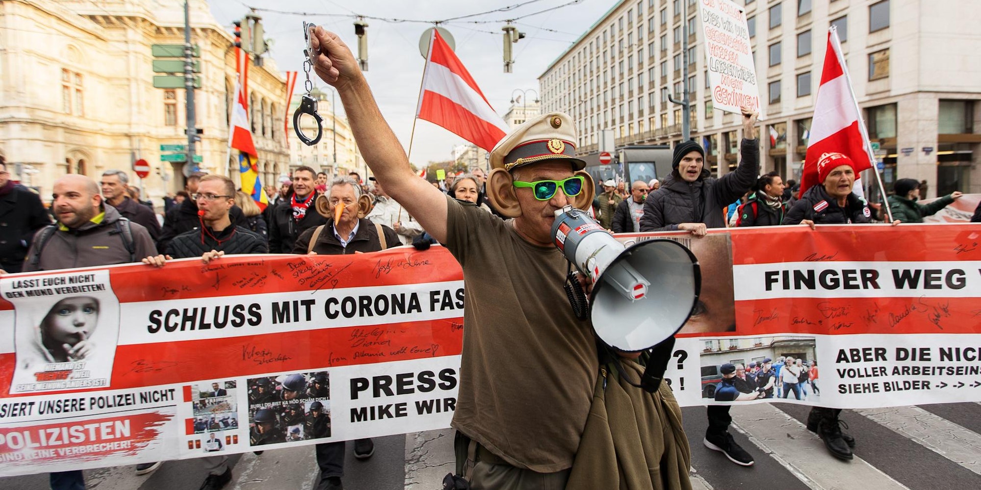 Corona-Gegner Österreich