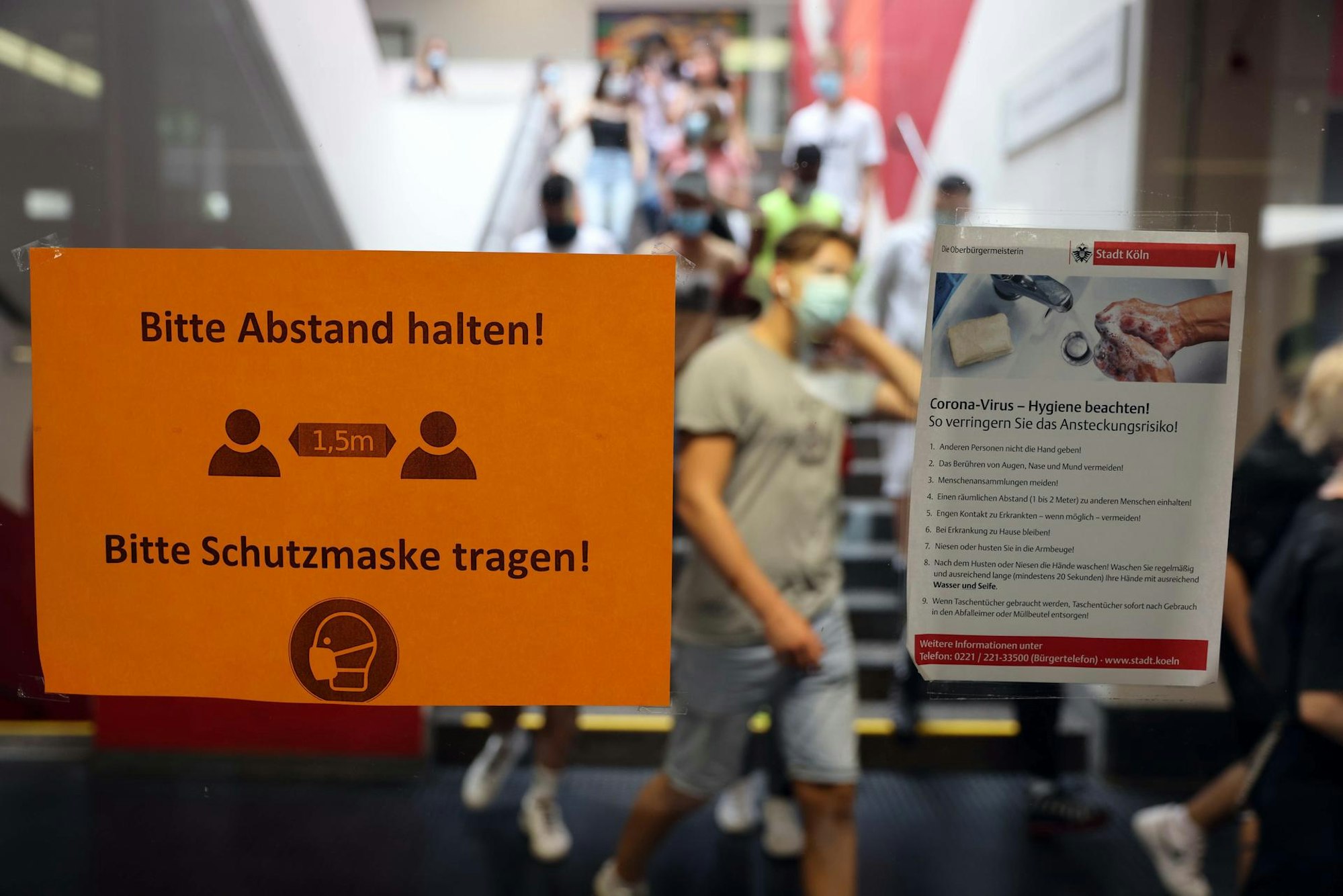 Schulstart Heinrich Böll-Gesamtschule Schilder