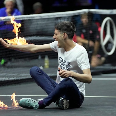 Laver Cup Feuer