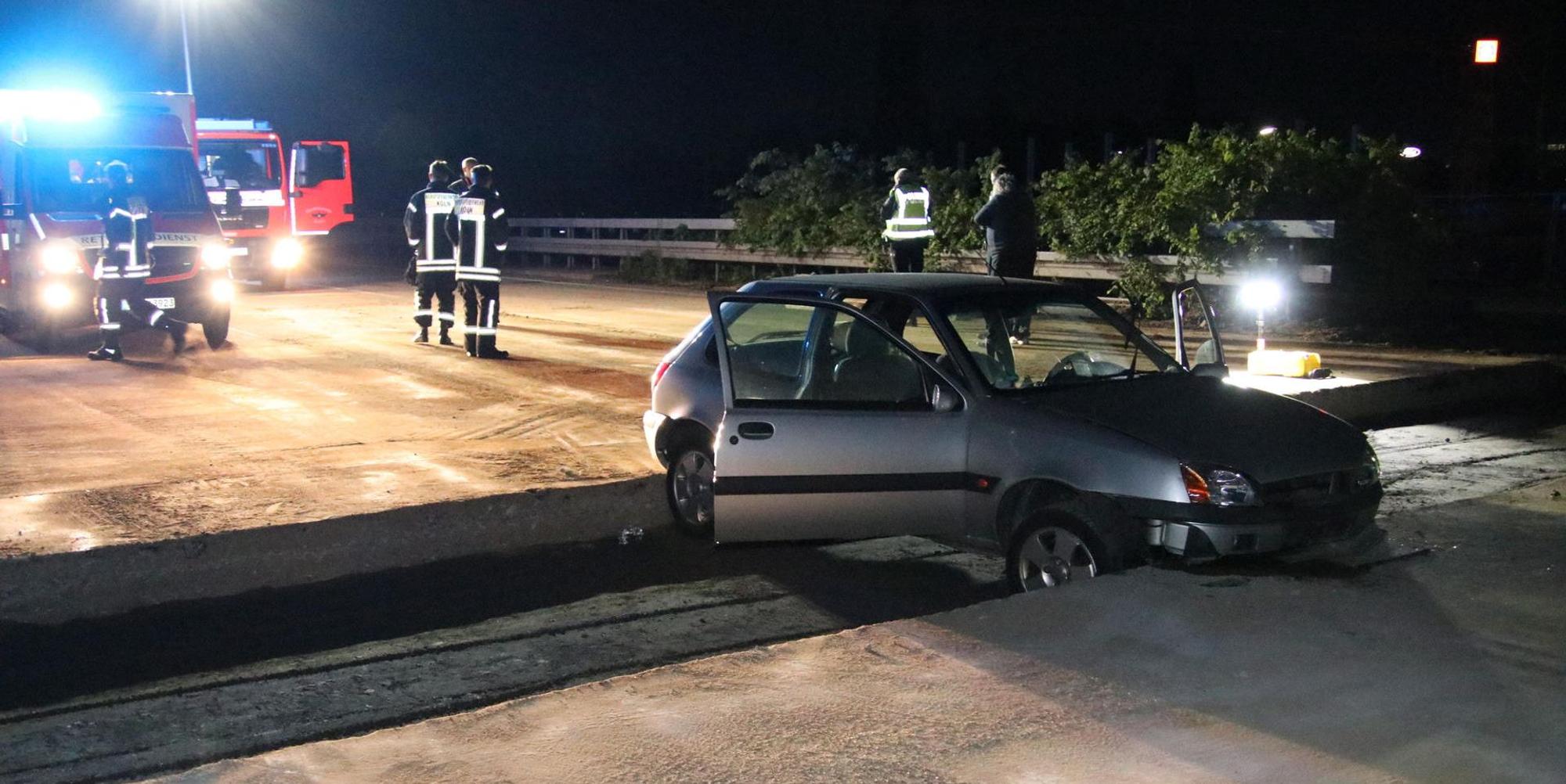 Auto auf A1 festgefahren