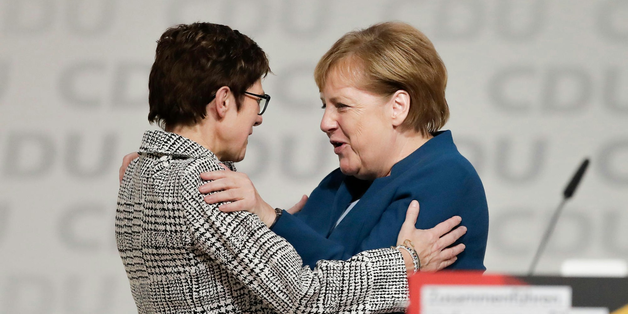 AKK und Merkel nach der Wahl