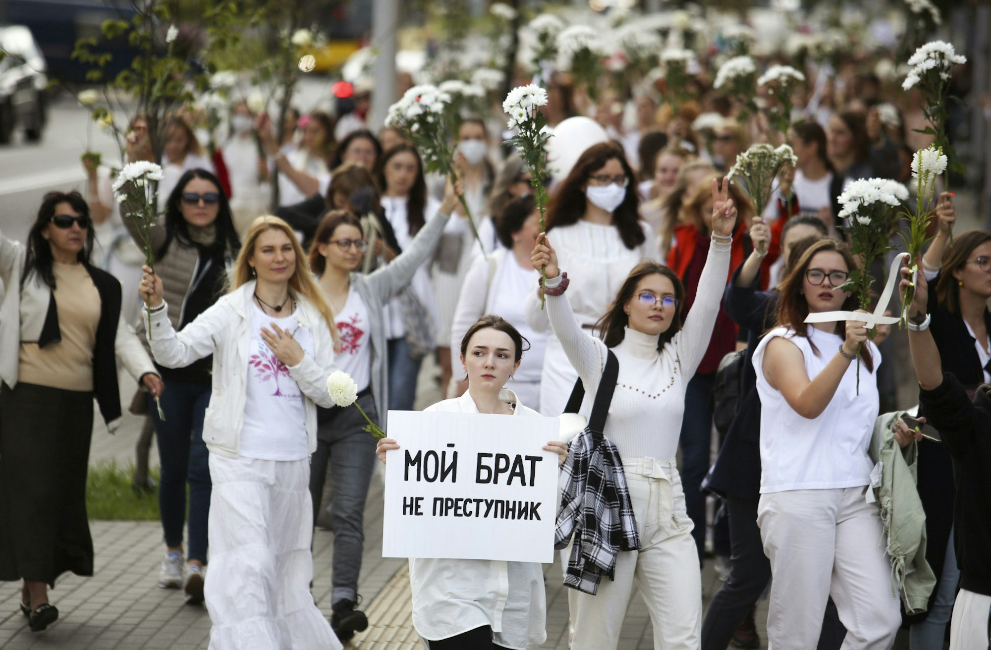 Minsk_Protest_Frauen2
