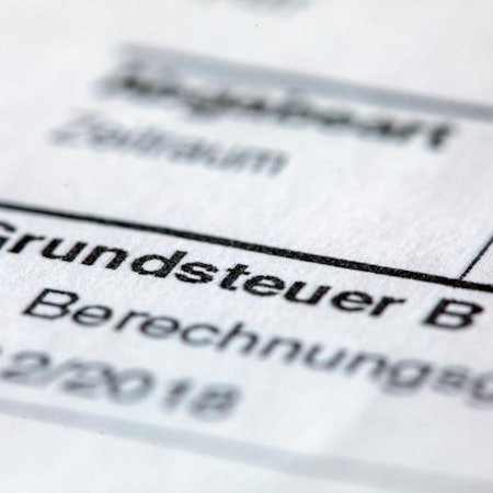 Ausschnitt des Schreibens zur Berechnung der Grundsteuer-Erklärung.