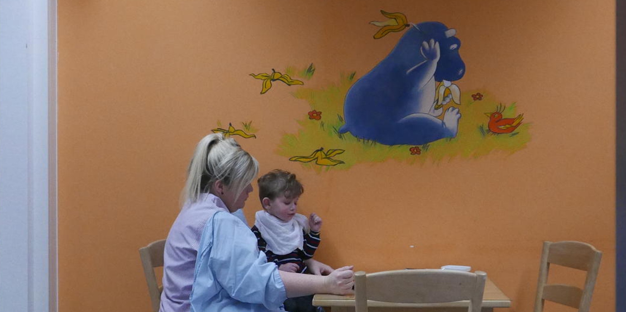 Elternschule - Essverhaltenstraining durch Scheibe