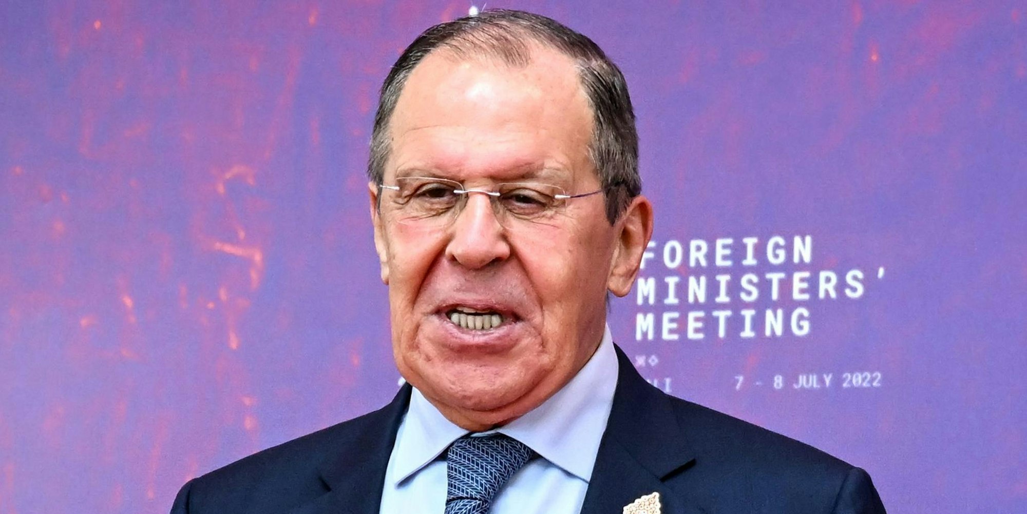 Lawrow Bali dpa 080722