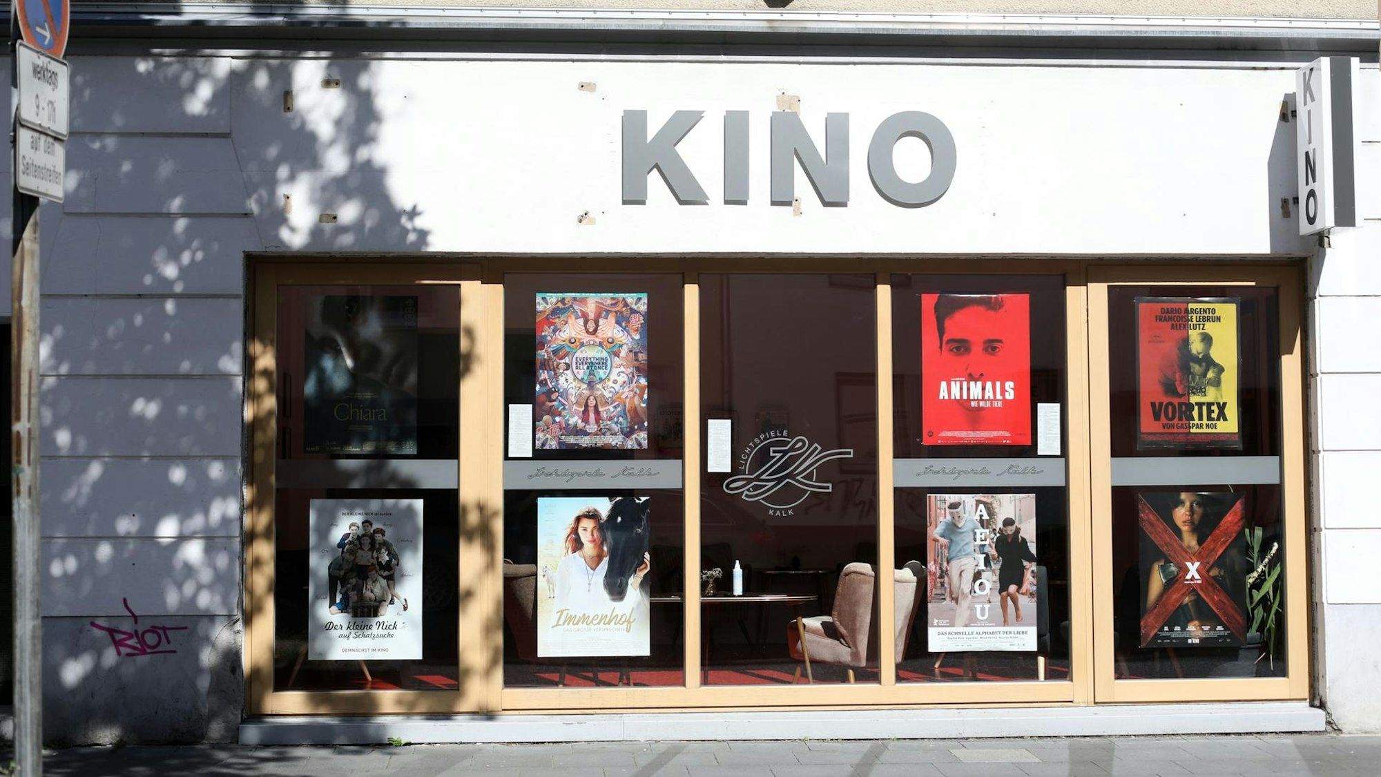 Eingangsbereich eines Kinos