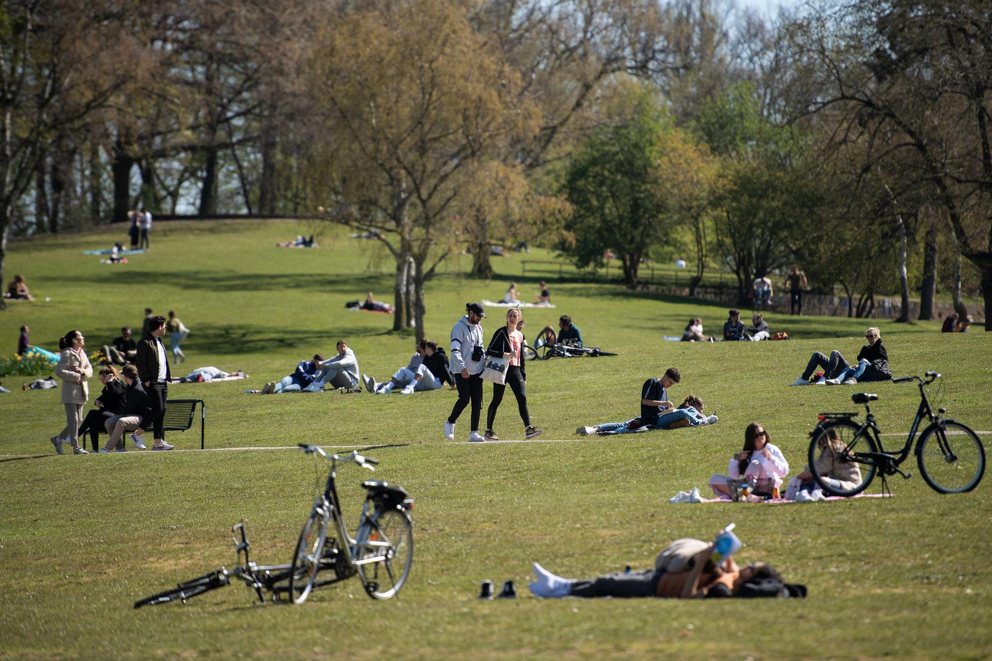 Menschen im Park