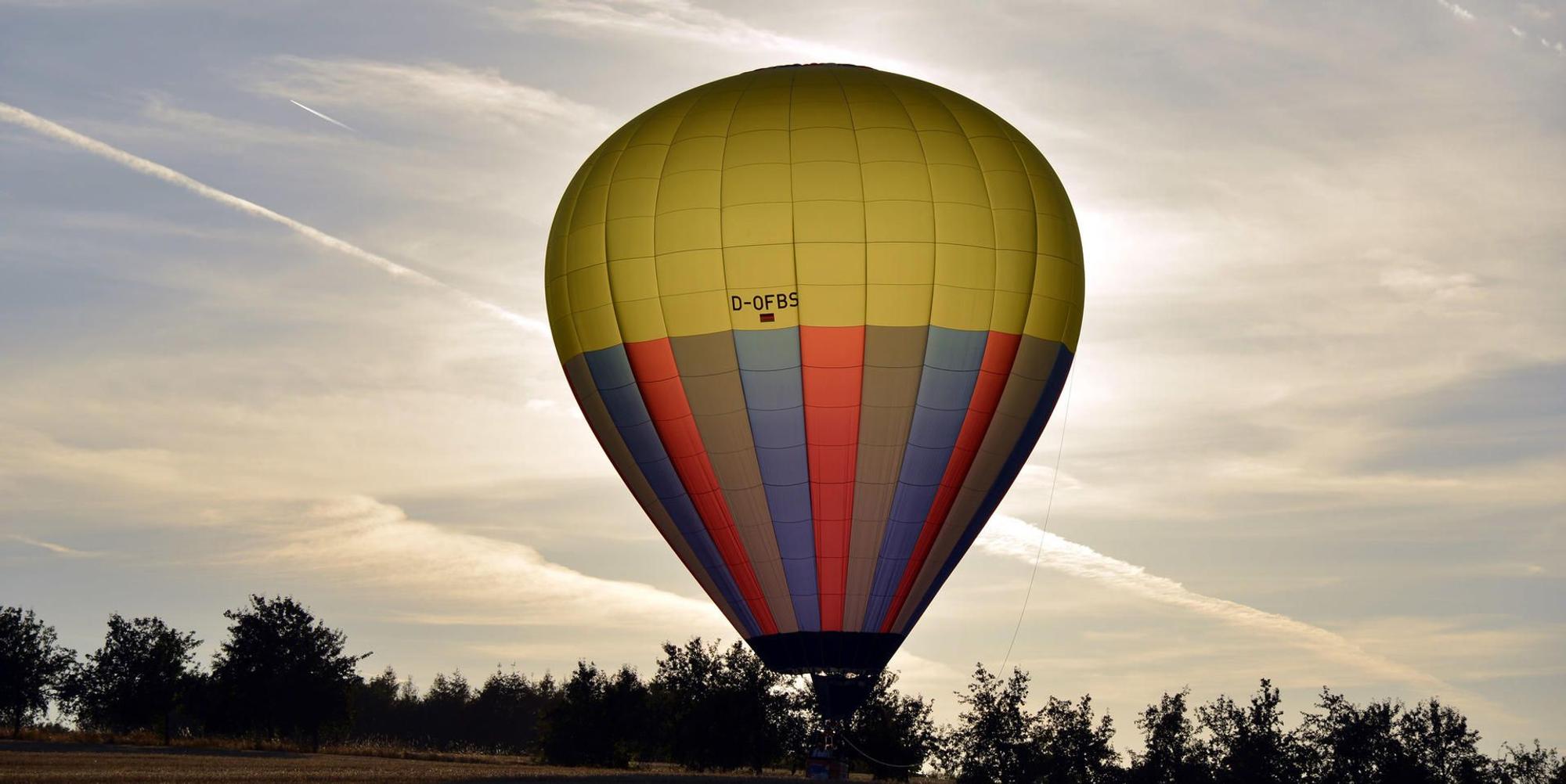 Heißluftballon Symbol