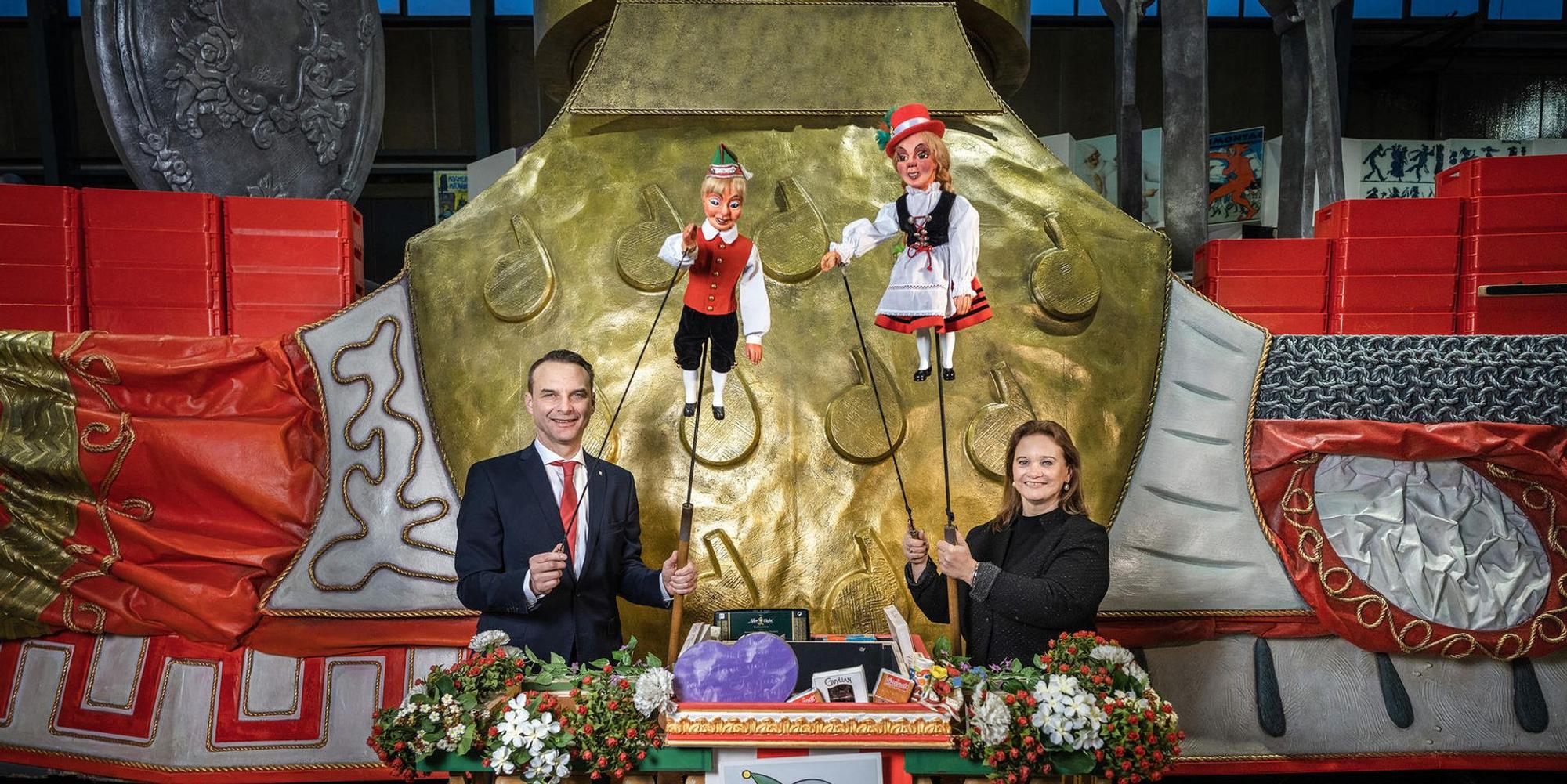 Holger Kirsch mit Hänneschen