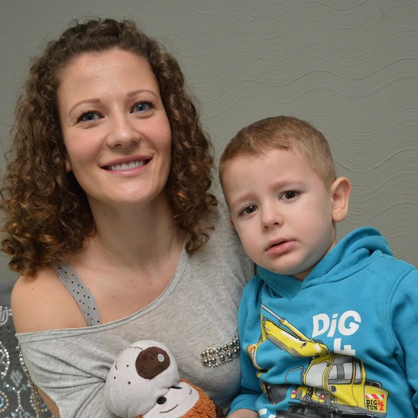 Wie Valentina Miroci (hier mit Sohn Luis)