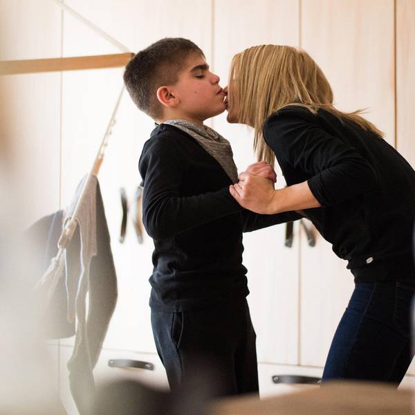 Kinderhospiz Joel Todaro mit seiner Mutter Melanie