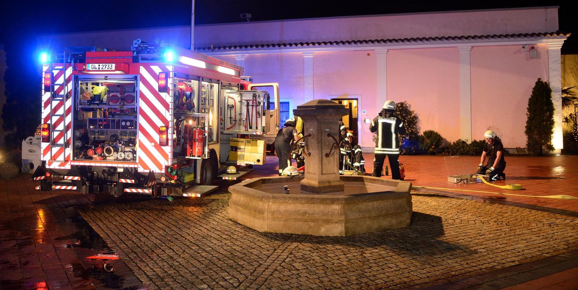 Brand im Mediterana