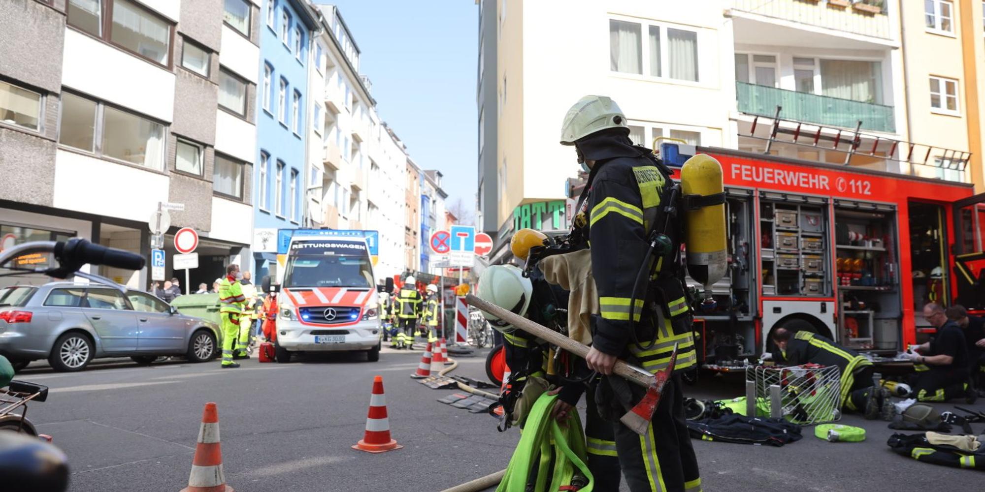 Feuerwehreinsatz Köln Innenstadt