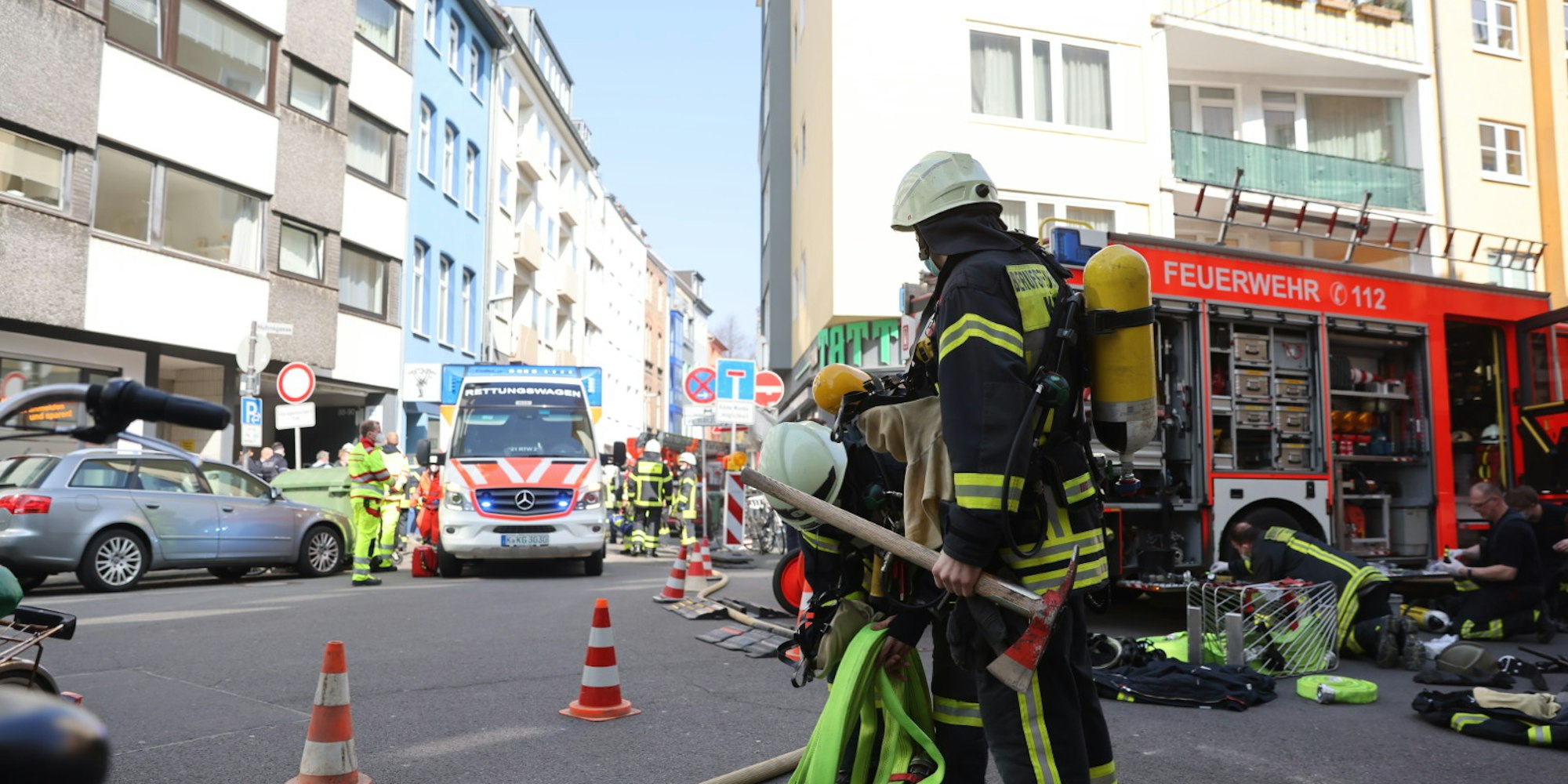 Feuerwehreinsatz Köln Innenstadt