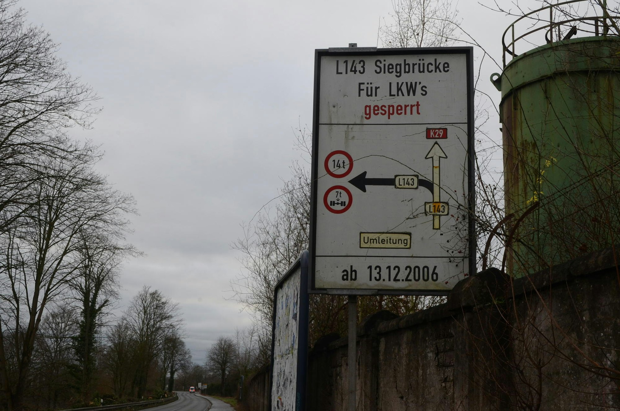 Melanbogen_Umleitungsschild