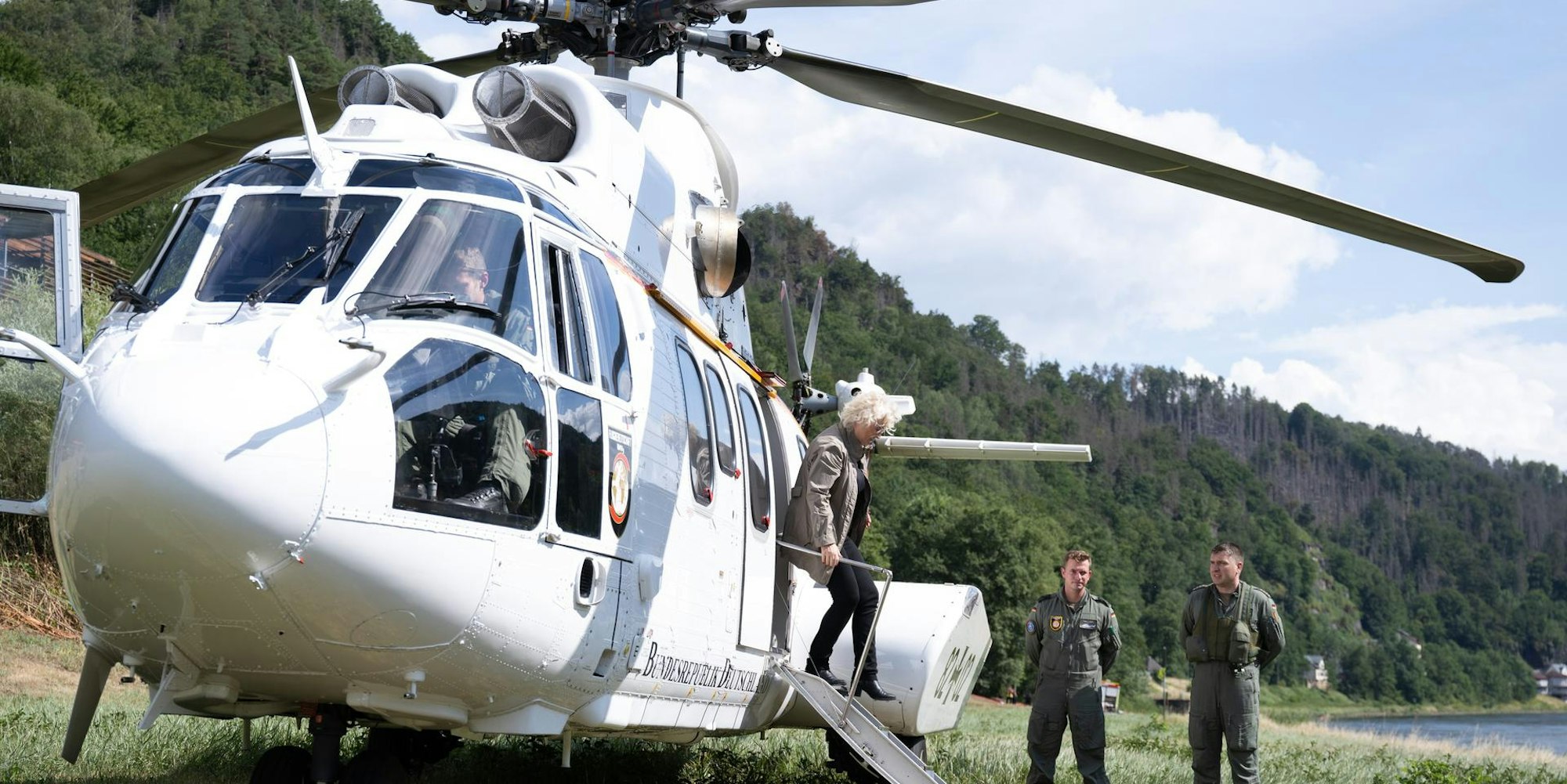 Lambrecht Hubschrauber 240822