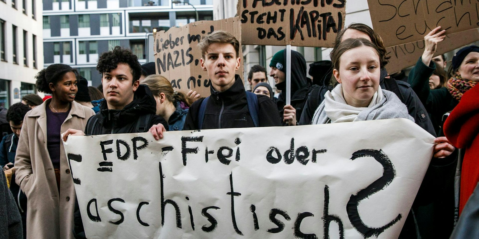 Demo in Berlin Thüringen