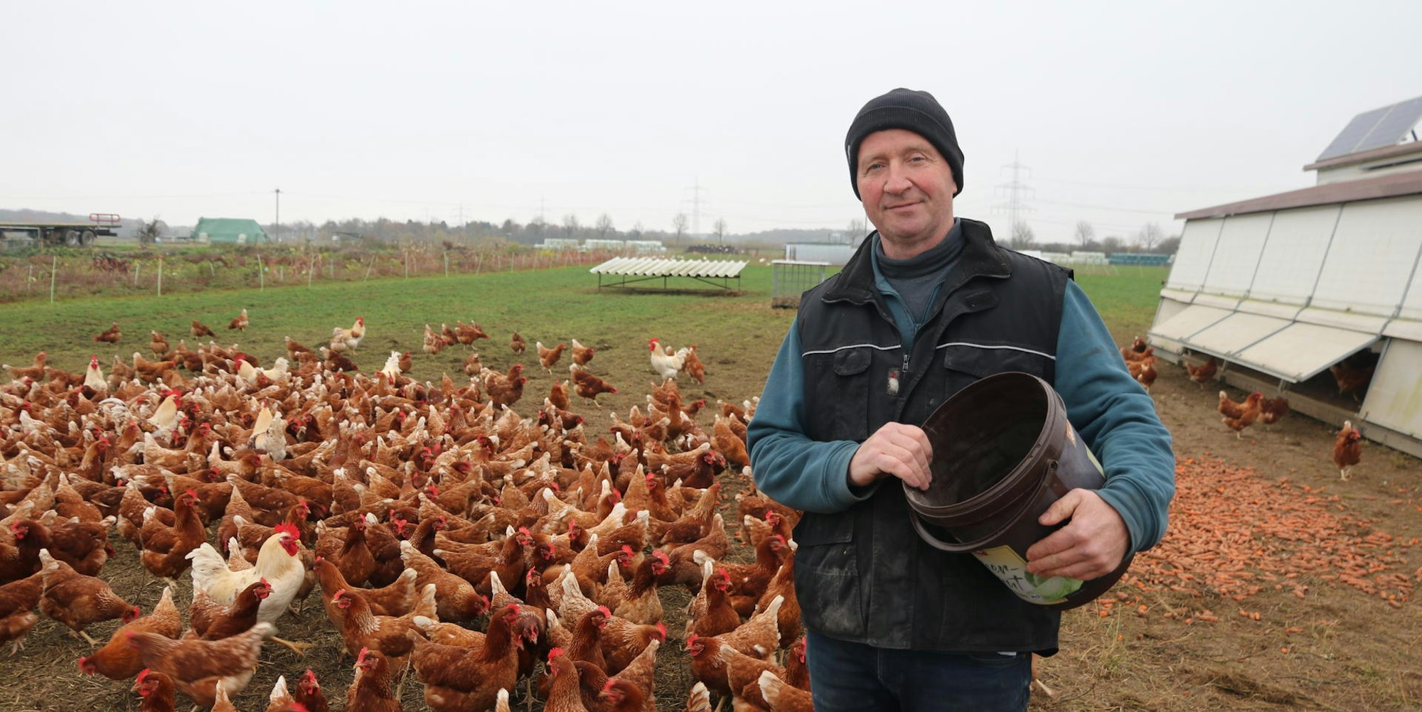 Bio-Bauer Christoph Leiders