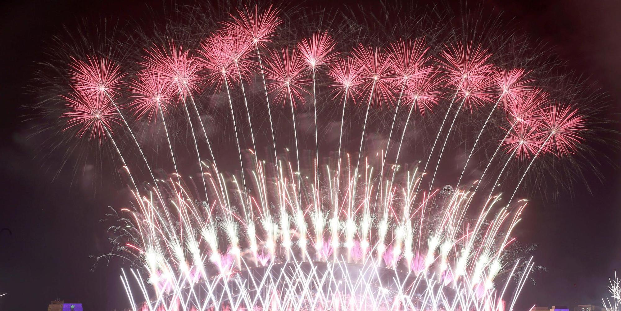 Sydney Harbour Bridge Feuerwerk dpa