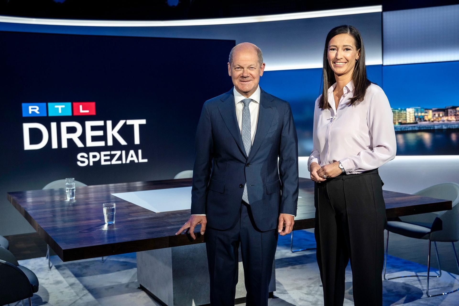 Olaf SCholz RTL
