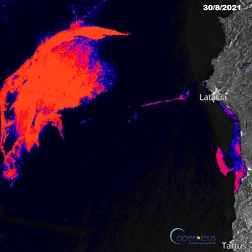 Ölteppich Mittelmeer dpa