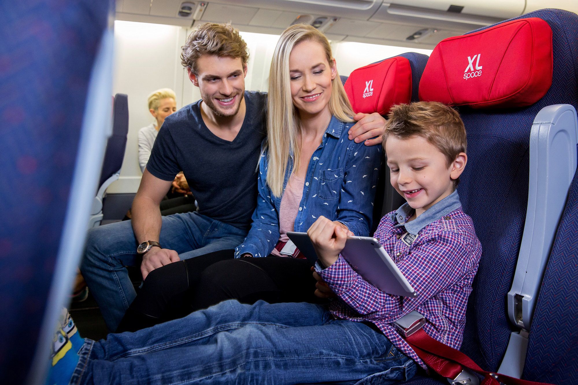 Fliegen mit Familie