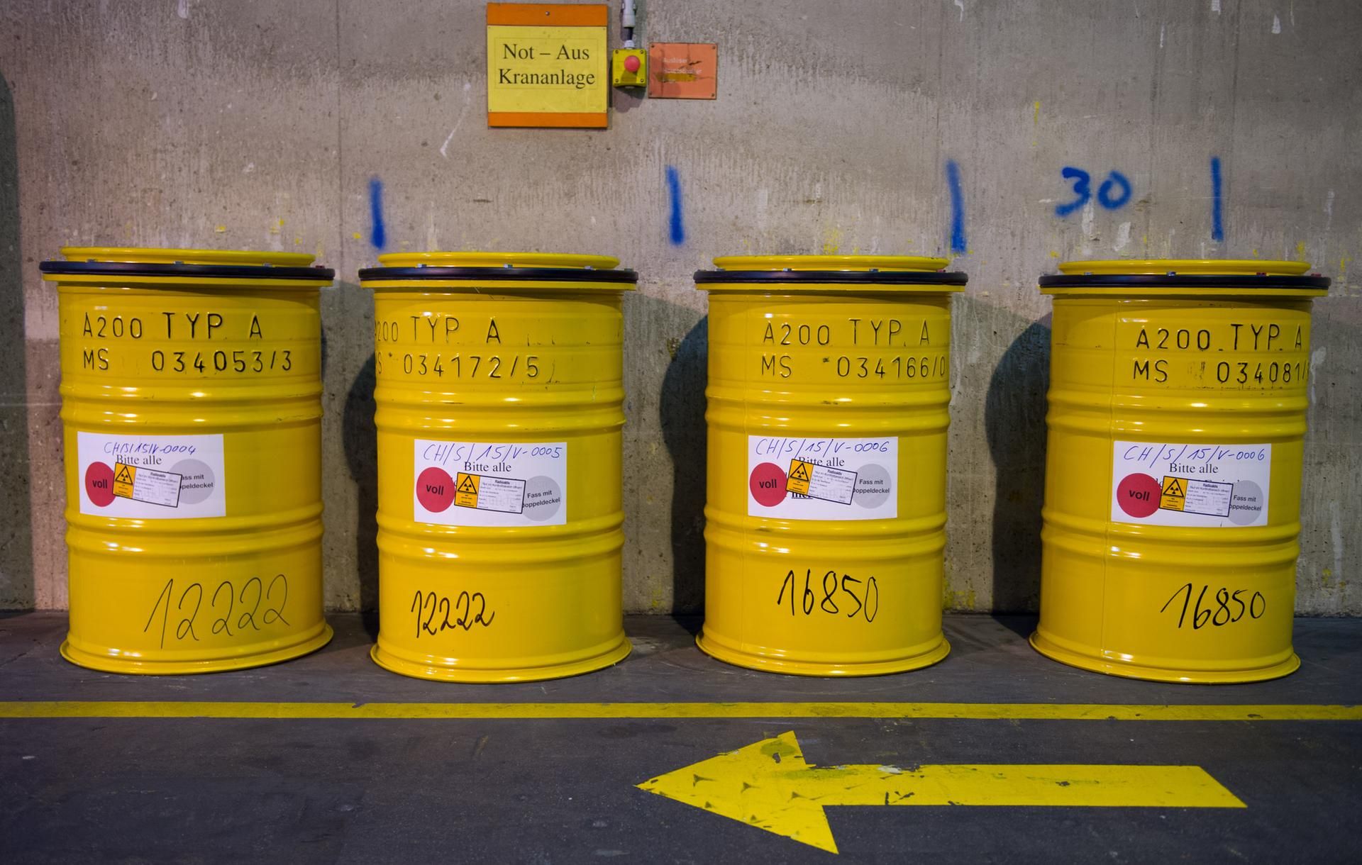 Fässer Atommüll