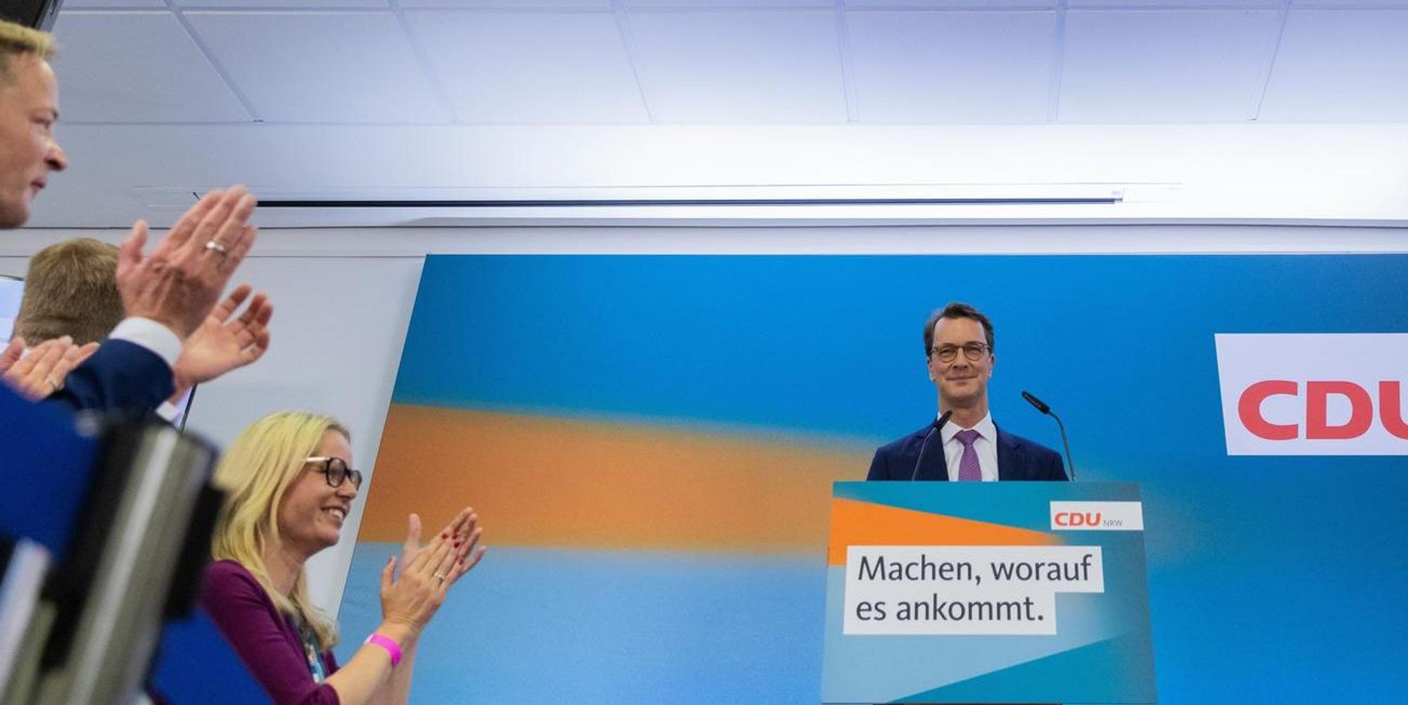 Hendrik Wüst nach der Wahl
